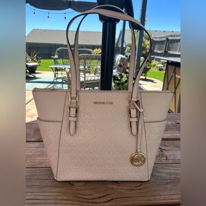 Michael Kors Charlotte Blush Pink Large Tote- new with tags